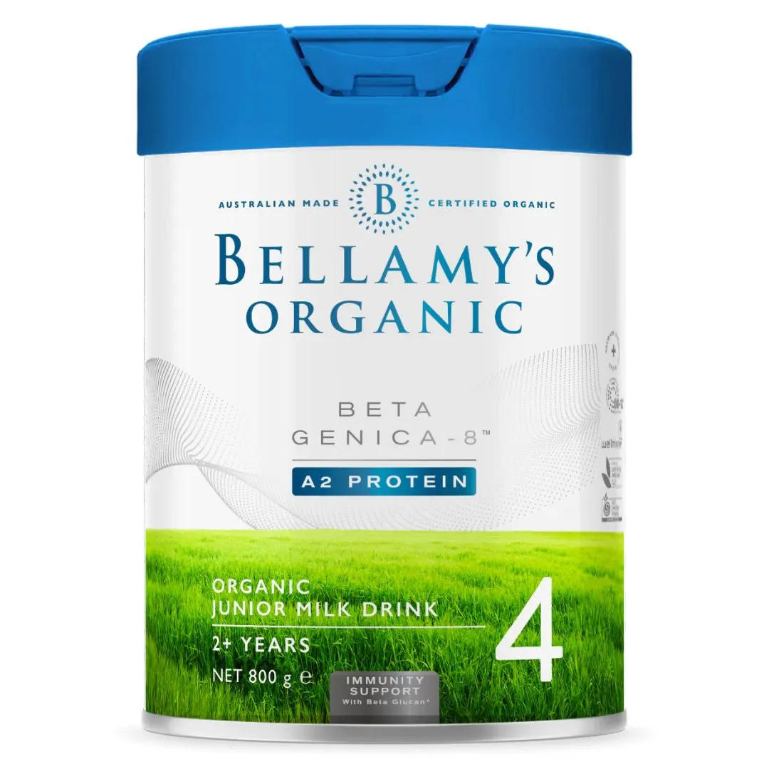 Bellamy's Organic Beta Genica-8 Step 4 Junior Milk Drink 800g (24 months )