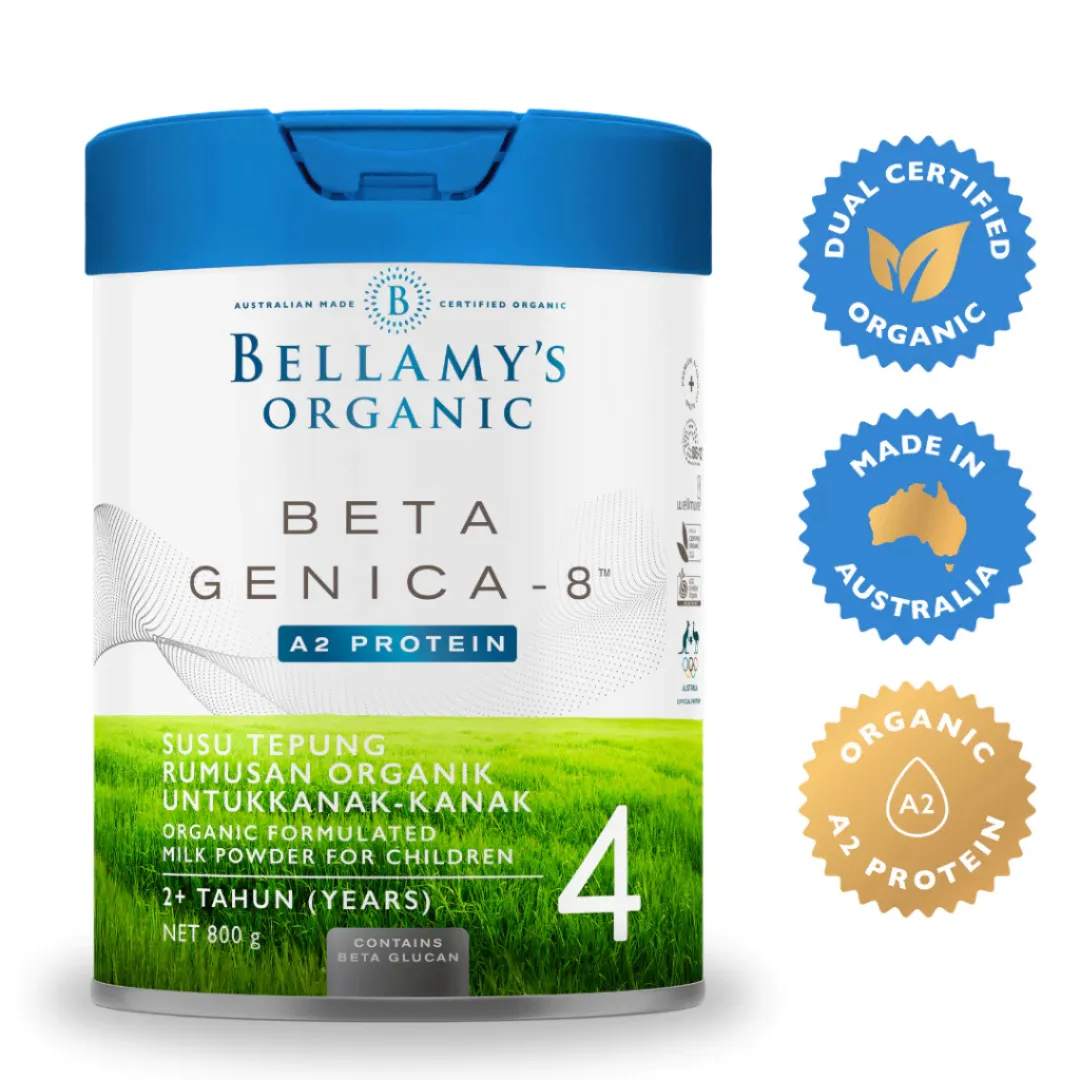 Bellamy's Organic Beta Genica-8 Step 4 Junior Milk Drink 800g (24 months )