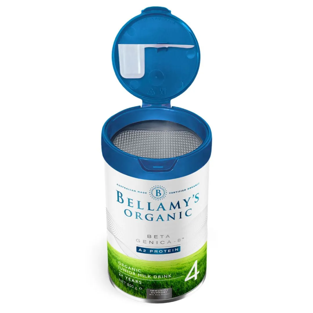 Bellamy's Organic Beta Genica-8 Step 4 Junior Milk Drink 800g (24 months )