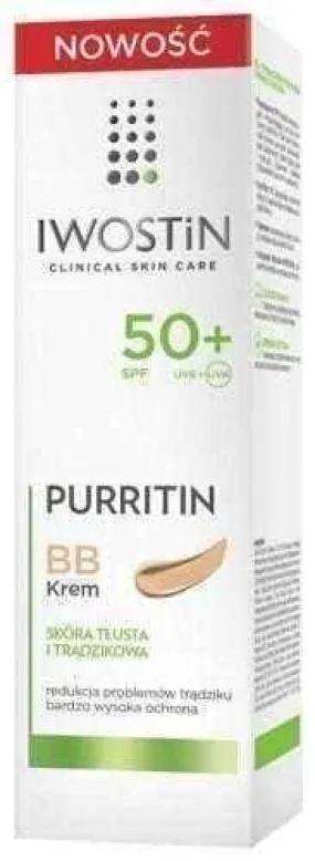 Iwostin Purritin BB Cream SPF50   30ml
