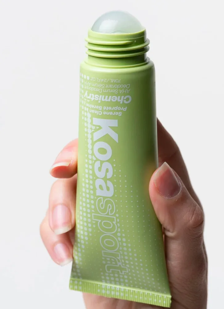 Kosas Chemistry AHA Serum Deodorant Serene Clean