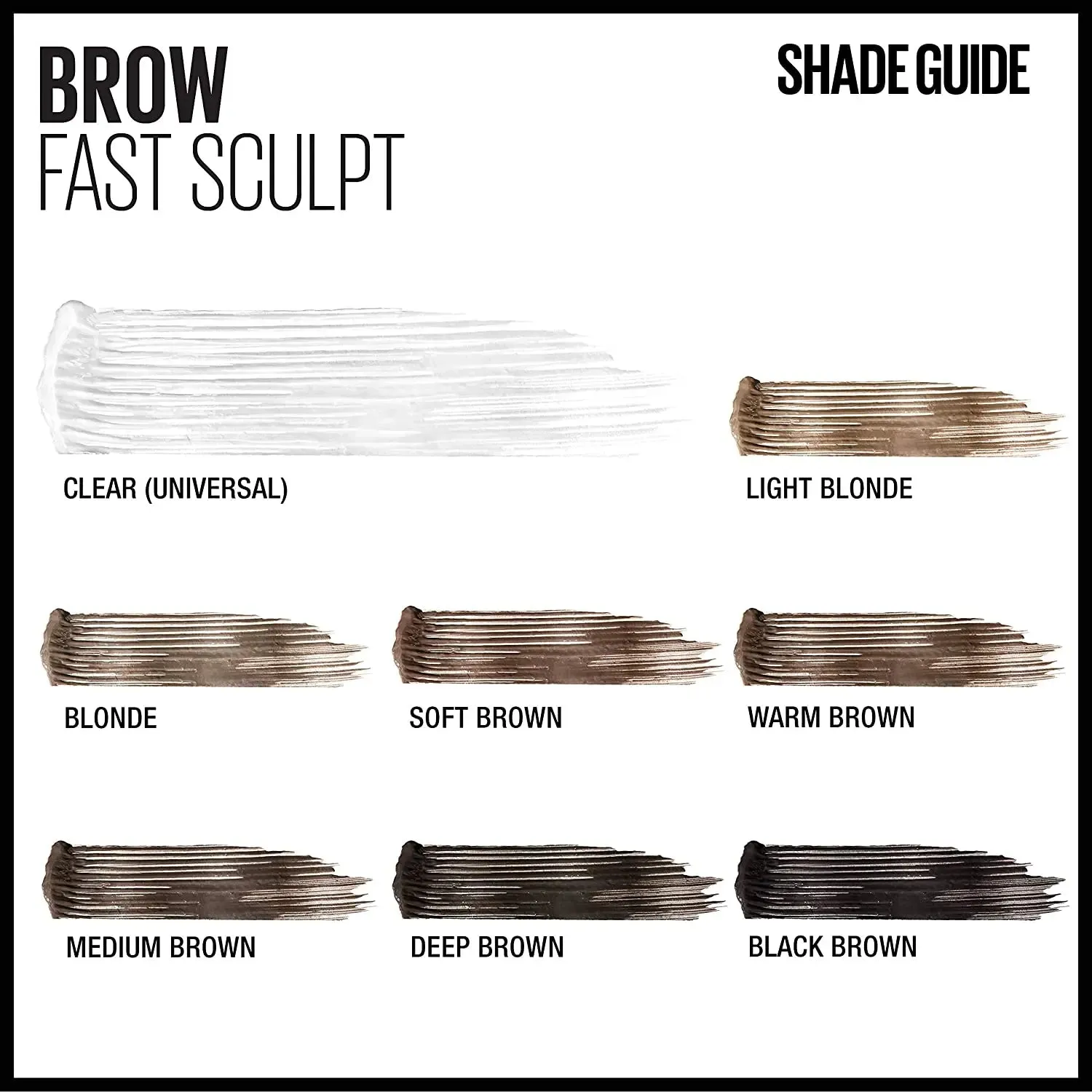 Maybelline Brow Fast Sculpt, Shapes Eyebrows, Eyebrow Mascara Makeup, Soft Brown, 0.09 Fl. Oz.