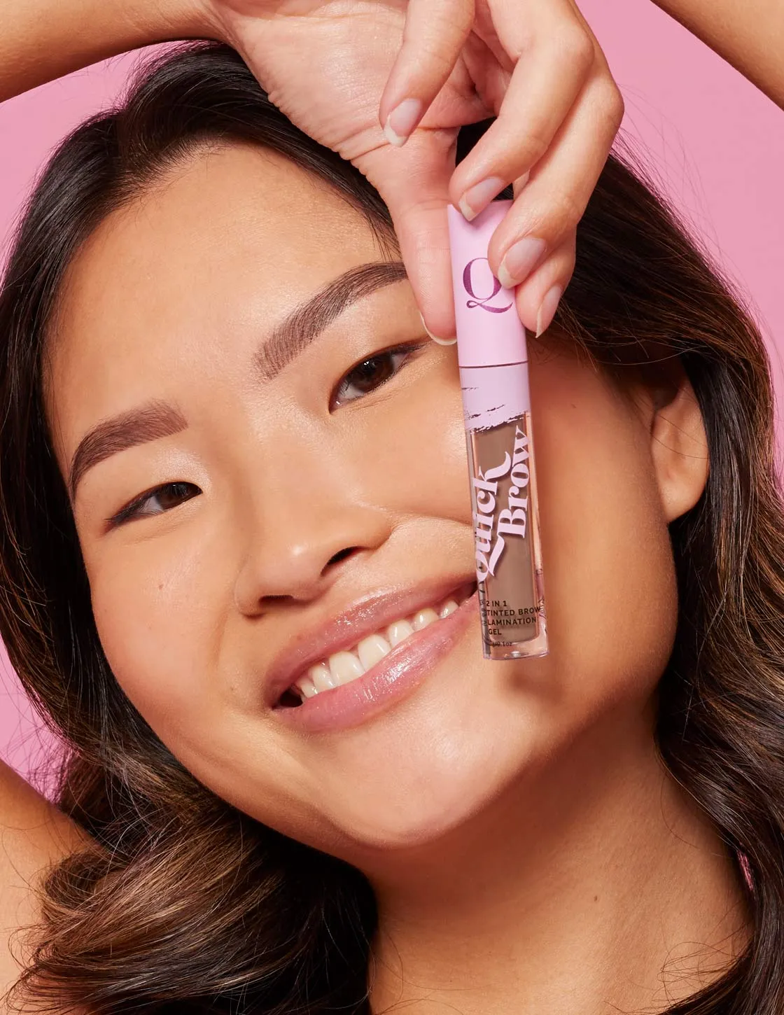 THE QUICK FLICK Quick Brow 2-in-1 Brow Sculpting Lamination Gel - Dark